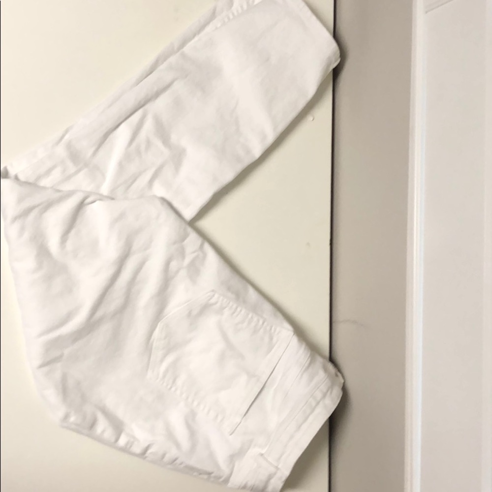 White denim Loft jeans